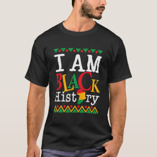 私は黒い歴史の月メラニンBLMアフリカンアメリ Tシャツ
