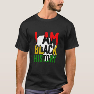 私は黒い歴史アフリカ系アメリカ人プライドブラック・ヒーズ Tシャツ