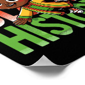 私は黒い歴史キッズボーイズ黒い歴史月 ポスター (角)