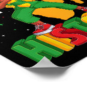 私は黒い歴史キッズ女の子の女性の黒い歴史 ポスター (角)