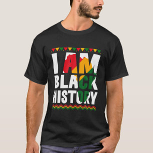 私は黒い歴史ギフト黒いプライドアフリカのアメリカ Tシャツ