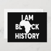 私は黒い歴史ブラックライフ・マター シーズンポストカード (正面/裏面)