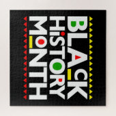 私は黒い歴史ブルシスタアフリカのメラニン愛 ジグソーパズル (横)