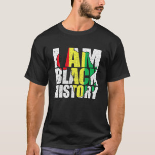 私は黒い歴史メラニンプライド歴史月男性 Tシャツ