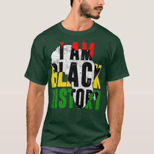 私は黒い歴史月お祝いアフリカンアメリ Tシャツ
