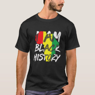 私は黒い歴史月のプライドアフリカのアメリカ男性 Tシャツ