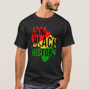 私は黒い歴史月アフリカ系アメリカ人プライドAf Tシャツ