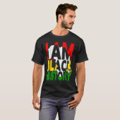 私は黒い歴史月アフリカ系アメリカ人プライドCe Tシャツ (正面フル)
