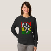 私は黒い歴史月アフリカ系アメリカ人プライドCe Tシャツ (正面フル)
