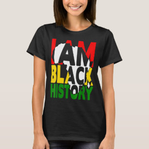 私は黒い歴史月アフリカ系アメリカ人プライドCe Tシャツ