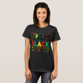 私は黒い歴史月アフリカ系アメリカ人プライドCe Tシャツ (正面フル)