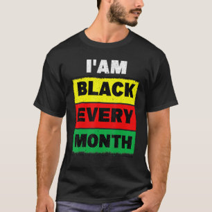 私は黒い歴史月アフリカ系アメリカ人プライドCe Tシャツ