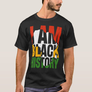 私は黒い歴史月アフリカ系アメリカ人プライドCe Tシャツ