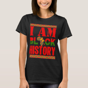 私は黒い歴史月アフリカ系アメリカ人プライドCe Tシャツ