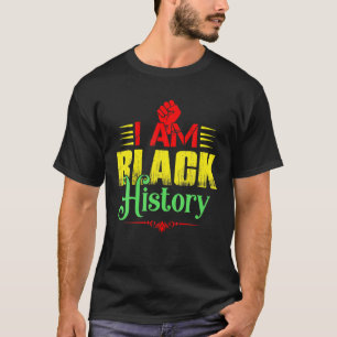 私は黒い歴史月アフリカ系アメリカ人プライドCe Tシャツ
