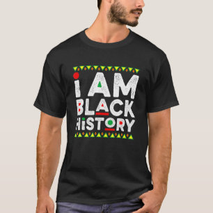 私は黒い歴史月プライドアフリカ系アメリカ人の私 Tシャツ