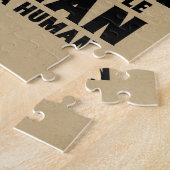 私は黒い男Afro Dreads金ゴールドカスタマイズ ジグソーパズル (側面)