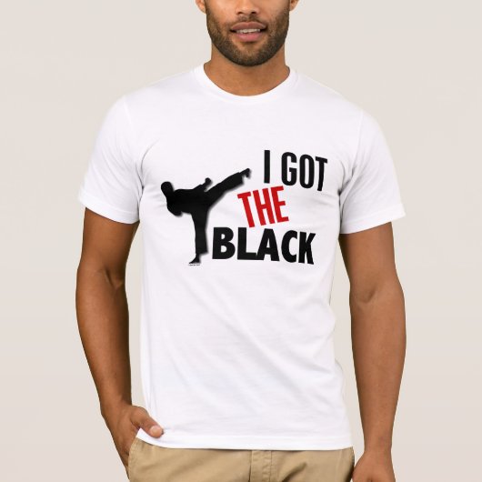 私は黒い2つを得ました Tシャツ (正面)