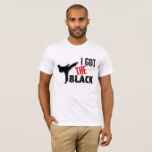 私は黒い2つを得ました Tシャツ (正面フル)