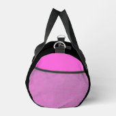 私は黒とピンクの縫い物が素晴らしい ダッフルバッグ (右)