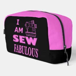 私は黒とピンクの縫い物が素晴らしい ドップキット