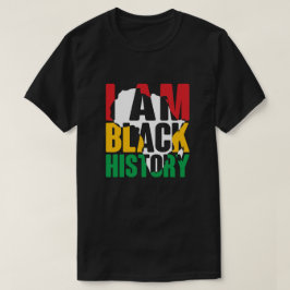 私は黒の歴史シャツ、黒の歴史の月です Tシャツ