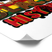 私は黒の歴史ジュネクチブラックメラニンキッドGi ポスター (角)