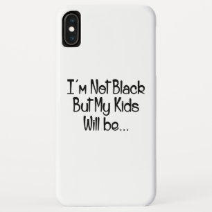 私は黒人ではないが、子供は iPhone XS MAXケース