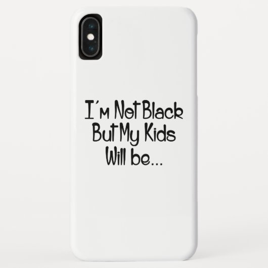私は黒人ではないが、子供は Case-Mate iPhoneケース (裏面)