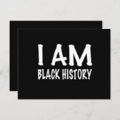 私は黒人の歴史だ ポストカード (正面/裏面)