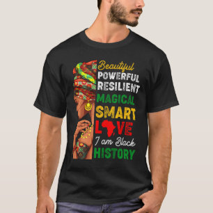 私は黒人の歴史の女性 黒人の歴史月間 有名人 Tシャツ
