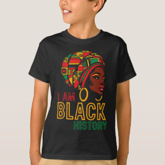 私は黒人の歴史の少女、アフリカ系アメリカ人のジューンティーンス Tシャツ