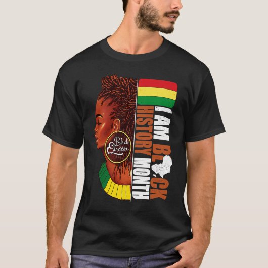 私は黒人の歴史の月アフリカ系アメリカ人でWomeに来ている Tシャツ (正面)