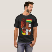 私は黒人の歴史の月アフリカ系アメリカ人でWomeに来ている Tシャツ (正面フル)
