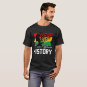 私は黒人の歴史の月アフリカ系アメリカ人でWomeに来ている Tシャツ (正面フル)