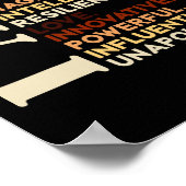 私は黒人の歴史アフリカ系アメリカ人の黒い歴史 ポスター (角)