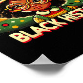 私は黒人の歴史アフロキッドのための黒い歴史のギフト ポスター (角)