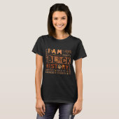 私は黒人の歴史 アフリカ系アメリカ人の多様性 愛 Tシャツ (正面フル)