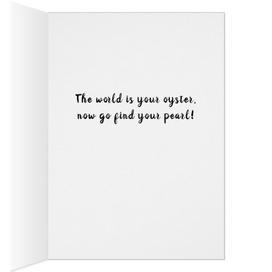 私は黒人女子卒業カード (内側 (右))