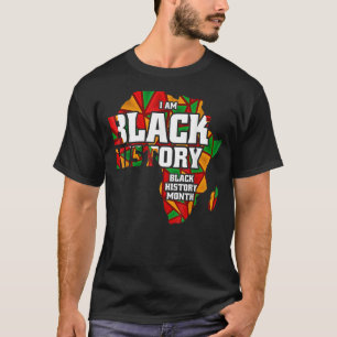 私は黒人女性の黒人歴史月間の教育Blac Tシャツ
