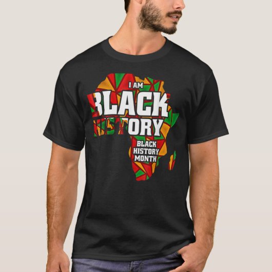 私は黒人女性の黒人歴史月間の教育Blac Tシャツ (正面)