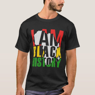 私は黒人歴史月間アフリカ系アメリカ人だ Tシャツ