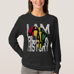 私は黒人歴史月間アフリカ系アメリカ人プライド Tシャツ