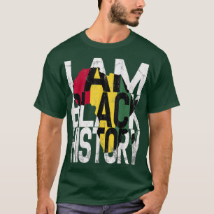 私は黒人歴史月間アフリカ系アメリカ人プライド Tシャツ