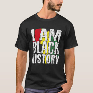 私は黒人歴史月間アフリカ系アメリカ人プライド Tシャツ