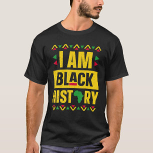 私は黒人歴史月間アフリカ系アメリカ人プライド Tシャツ