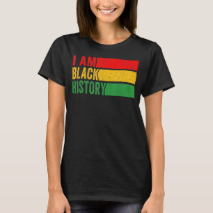 私は黒人歴史月間アフリカ系アメリカ人プライドWo Tシャツ