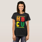 私は黒人歴史黒人文化アフリカンアメリカン Tシャツ (正面フル)