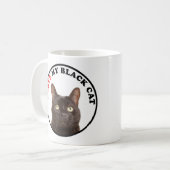 私は黒猫が大好き コーヒーマグカップ (正面左)