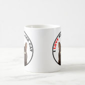 私は黒猫が大好き コーヒーマグカップ (中央)